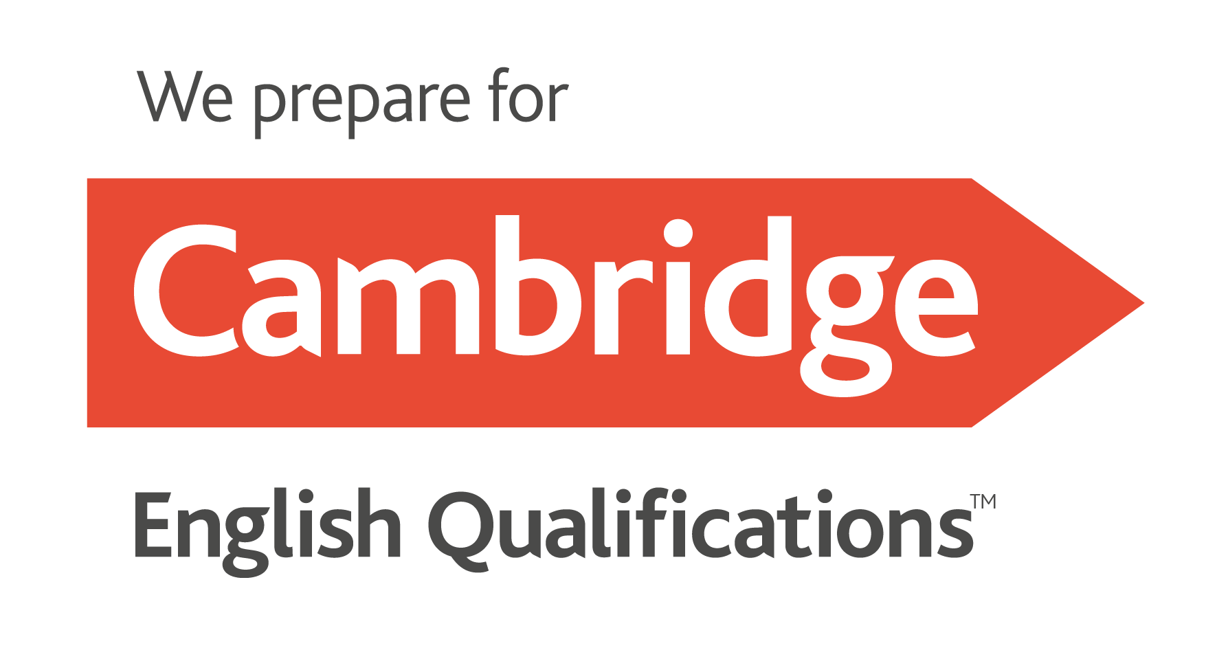 Sello oficial: We prepare for Cambridge English Qualifications