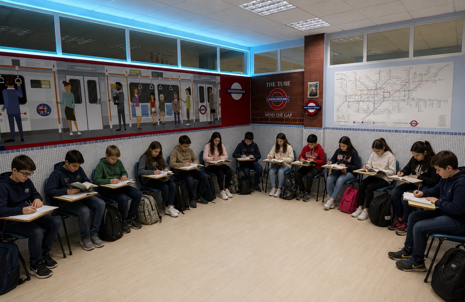 Aula del centro JeremyTEC en Trujillo
